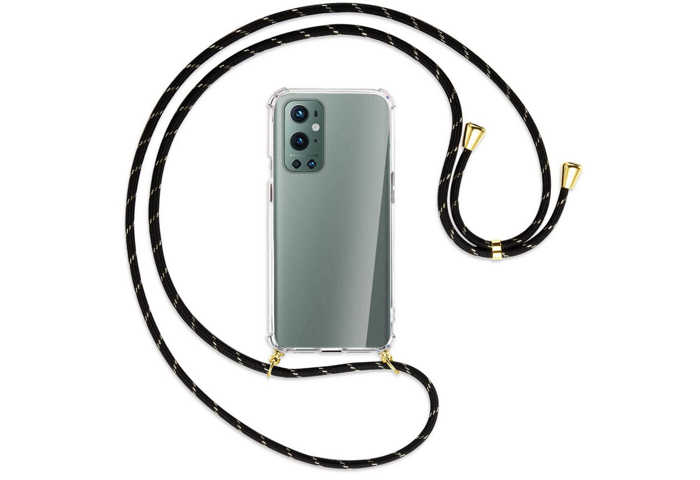 mtb more energy Handykette für OnePlus 9 Pro [NC-344-G], Umhängehülle mit Band [NC-344-G] von mtb more energy