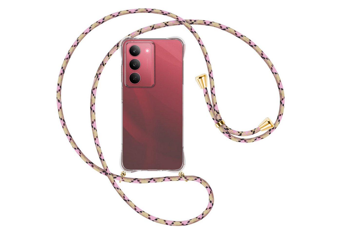 mtb more energy Handykette für Realme 14X 5G [NC-956-G], Umhängehülle mit Band [NC-956-G] von mtb more energy
