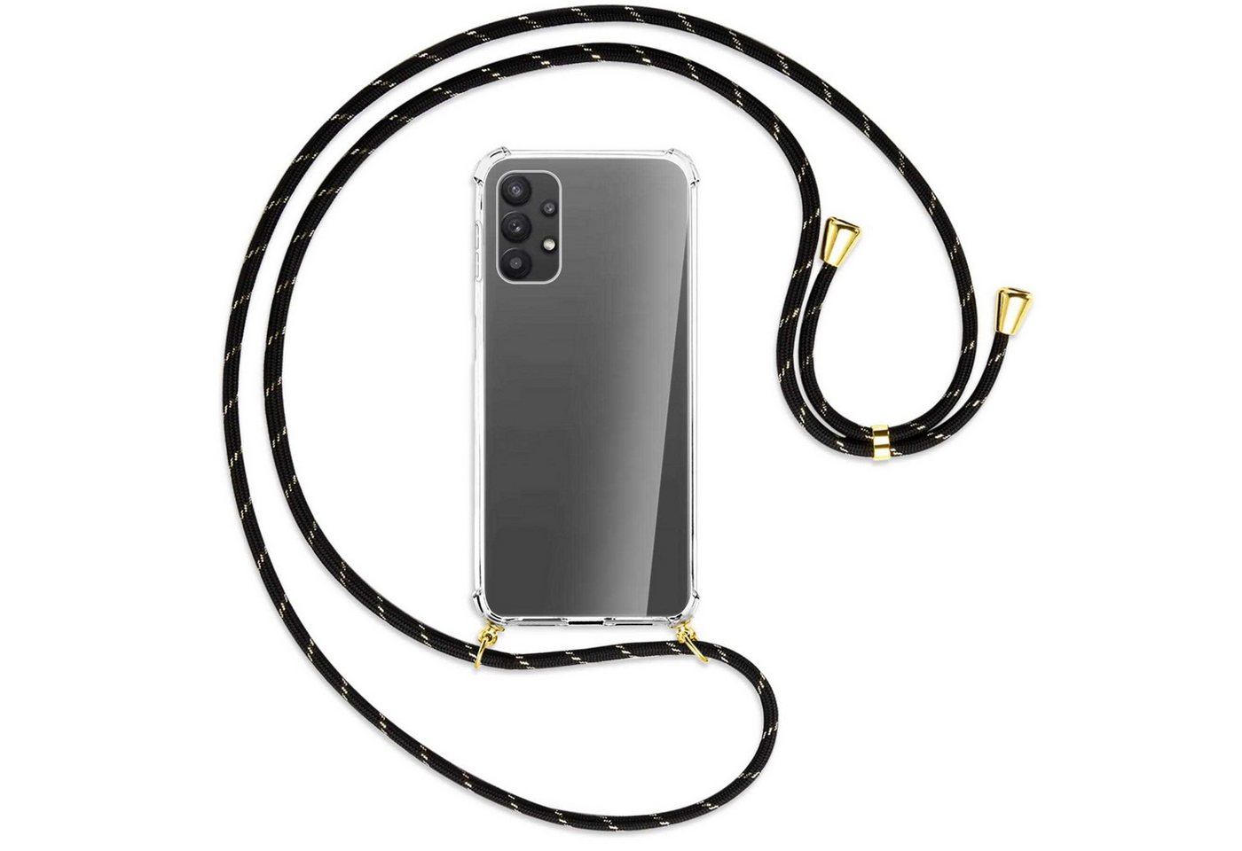 mtb more energy Handykette für Samsung Galaxy A23 4G [NC-536-G], Umhängehülle mit Band [NC-536-G] von mtb more energy