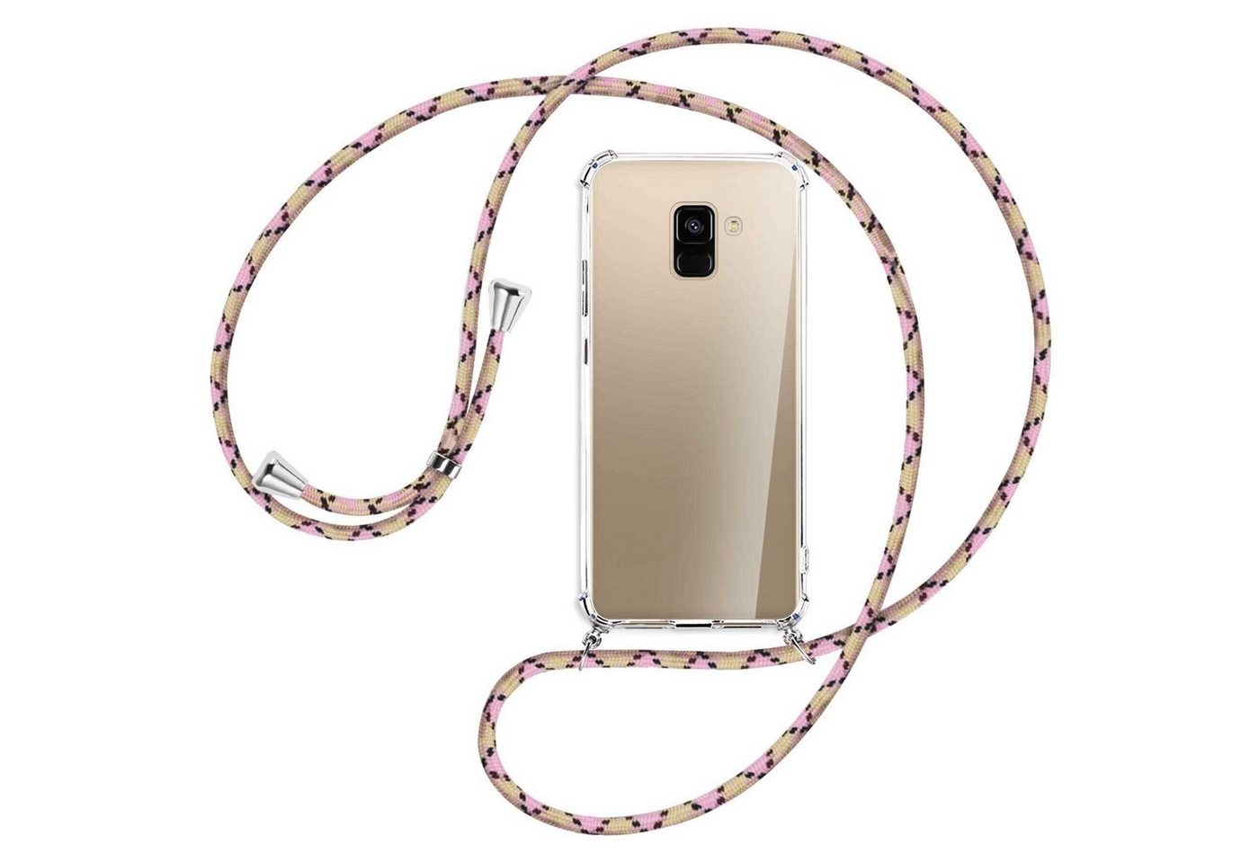 mtb more energy Handykette für Samsung Galaxy A8 2018 (A530, 5.6) [S], Umhängehülle mit Band [NC-057-S] von mtb more energy