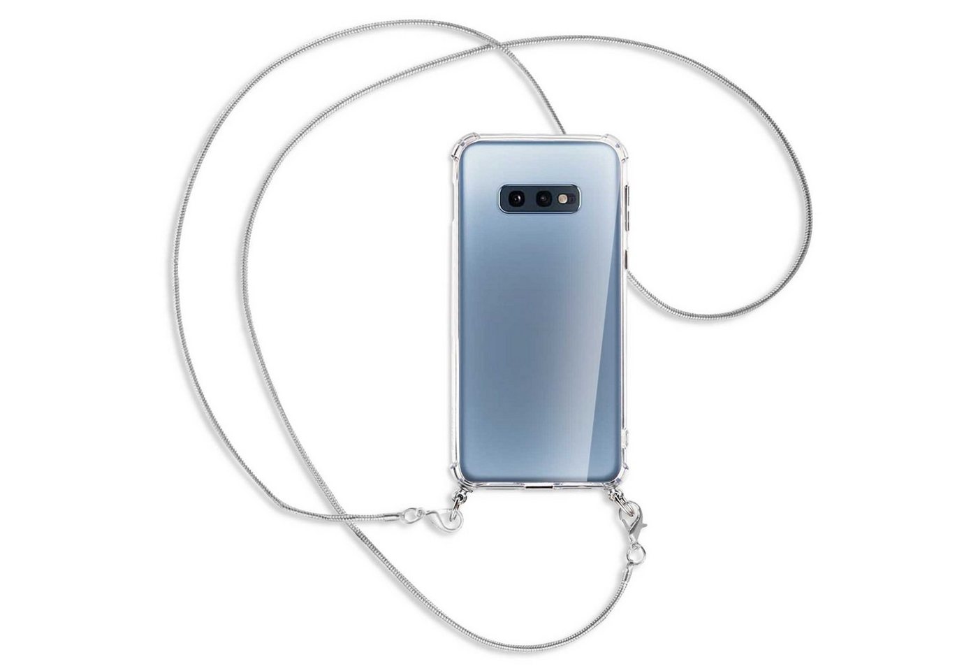 mtb more energy Handykette für Samsung Galaxy S10e (G970F, 5.8) [MK], Umhängehülle mit Metallkette [NC-021-MK] von mtb more energy