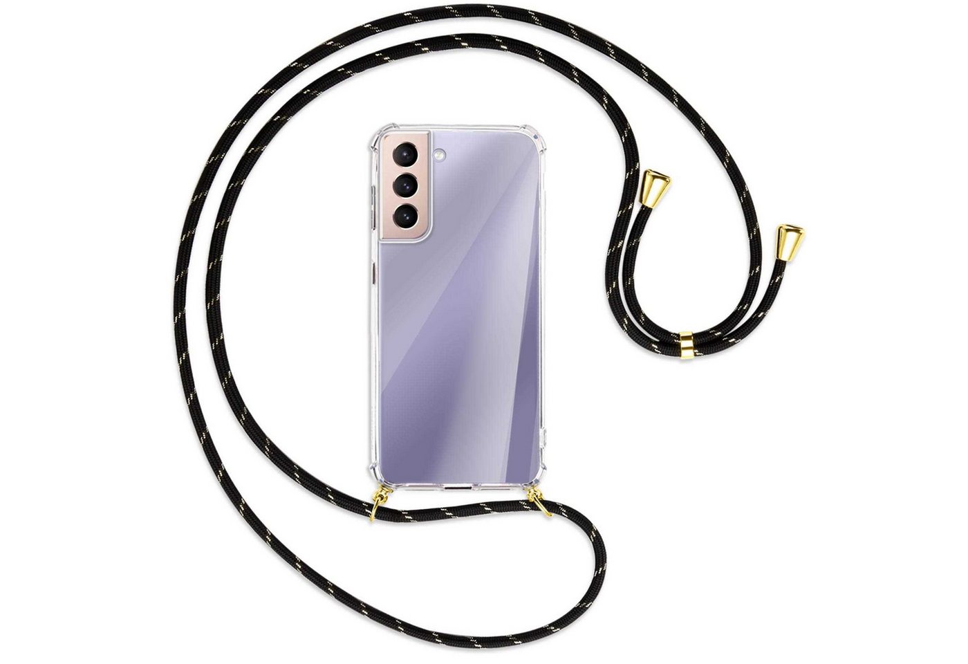 mtb more energy Handykette für Samsung Galaxy S21 5G [NC-326-G], Umhängehülle mit Band [NC-326-G] von mtb more energy