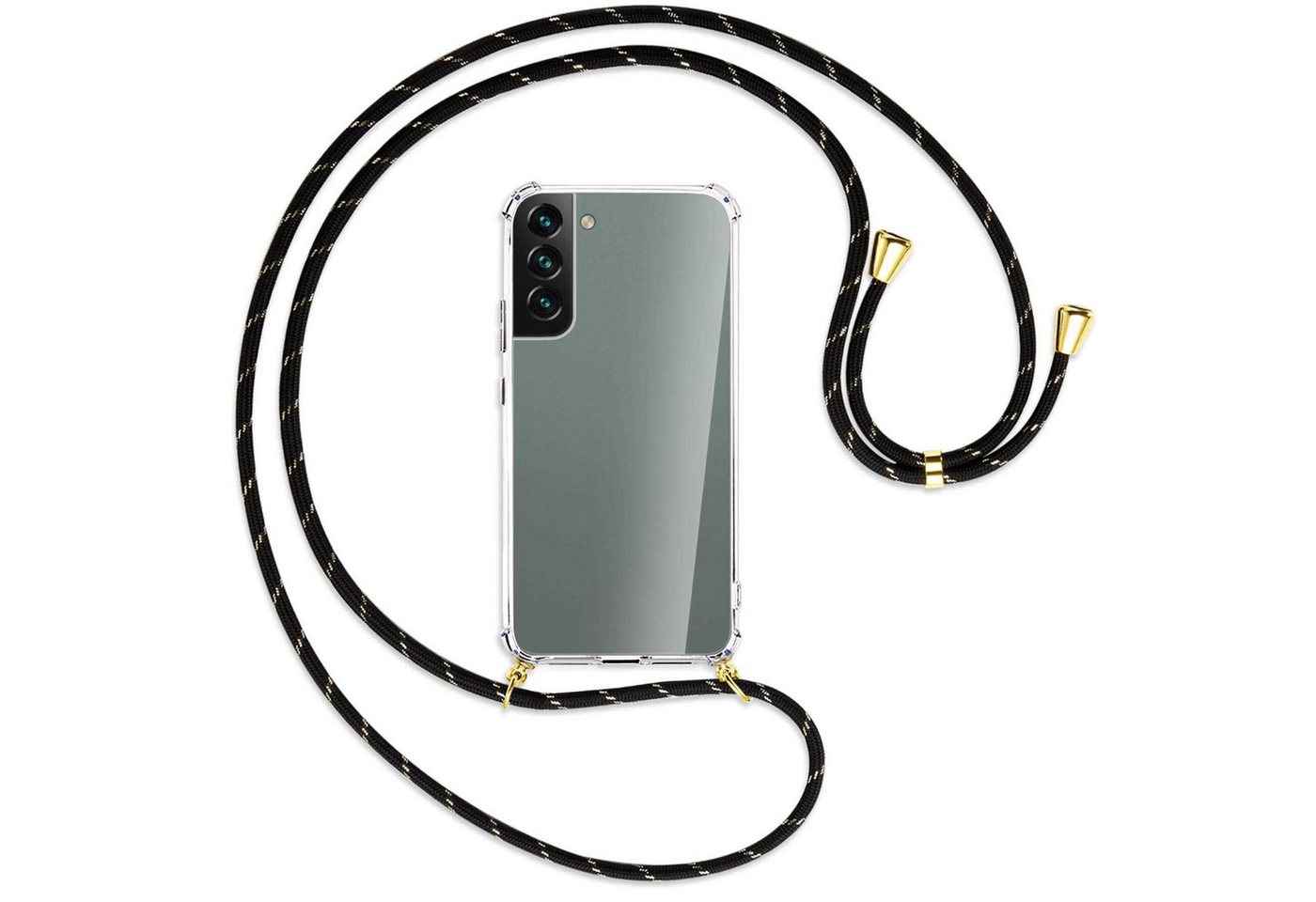 mtb more energy Handykette für Samsung Galaxy S22 5G (S901) [NC-518-G], Umhängehülle mit Band [NC-518-G] von mtb more energy