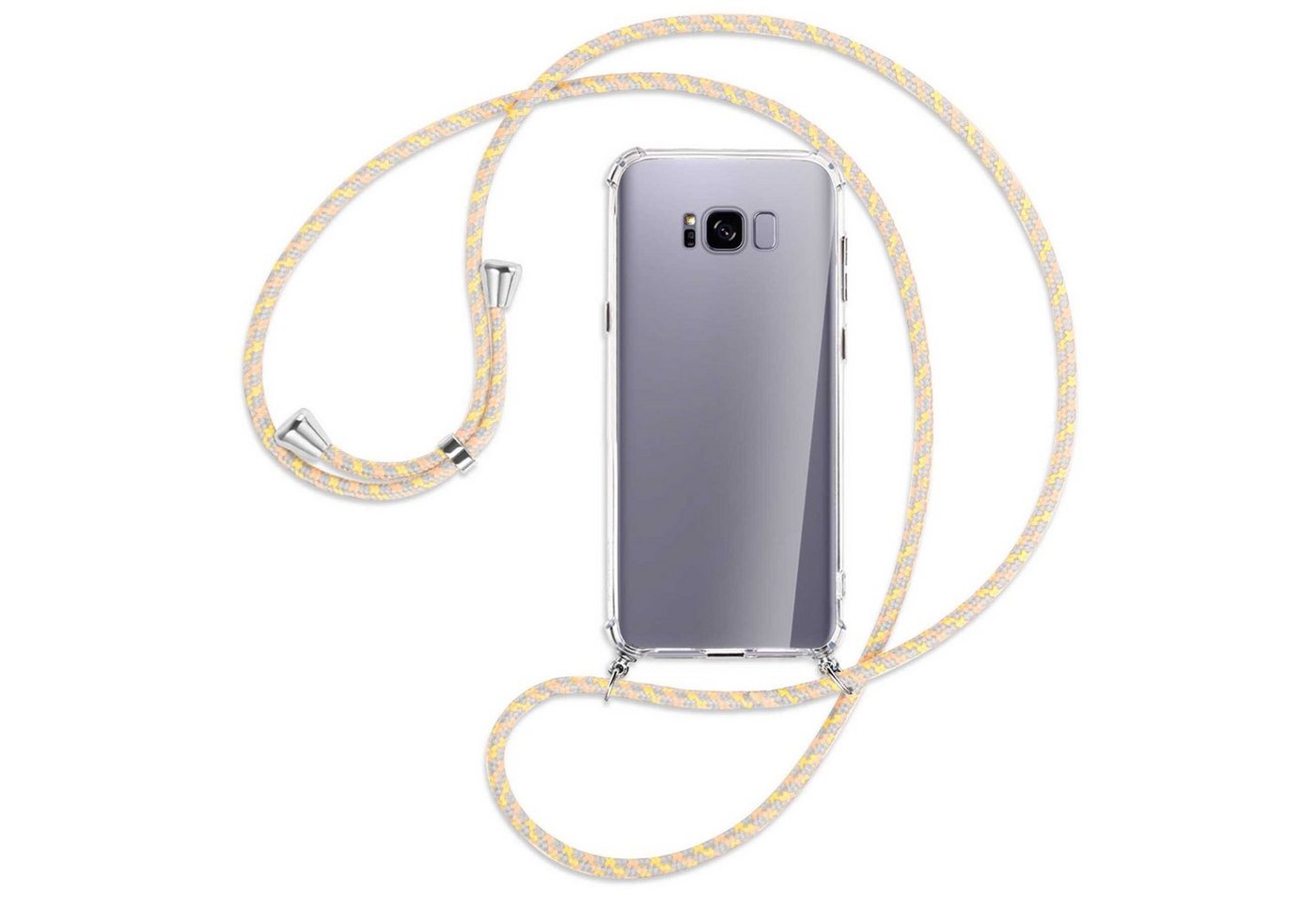 mtb more energy Handykette für Samsung Galaxy S8 Plus (G955, 6.2) [S], Umhängehülle mit Band [NC-071-S] von mtb more energy