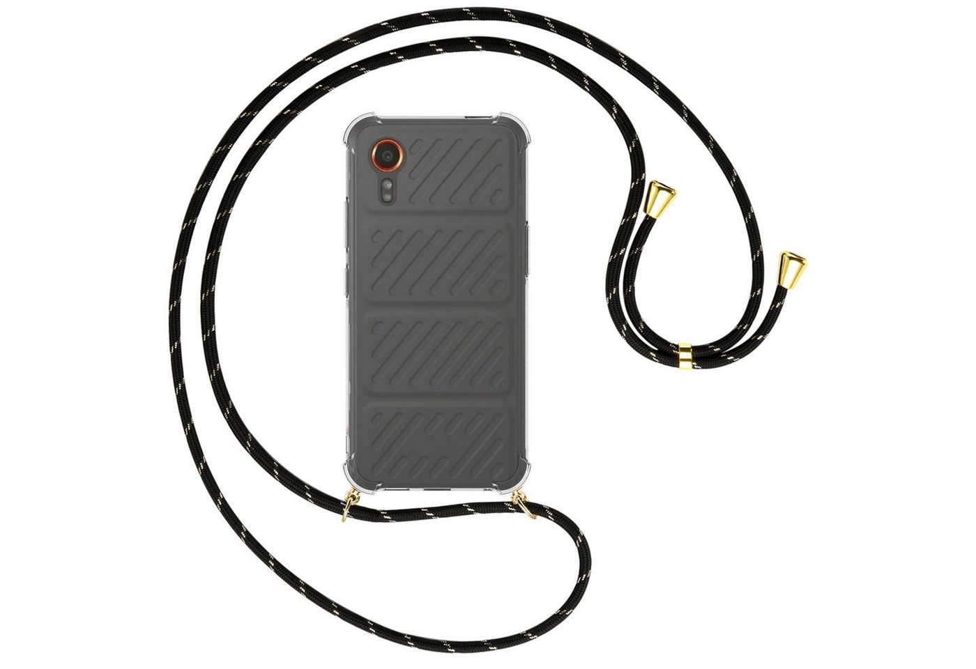 mtb more energy Handykette für Samsung Galaxy Xcover 7 [NC-806-G], Umhängehülle mit Band [NC-806-G] von mtb more energy