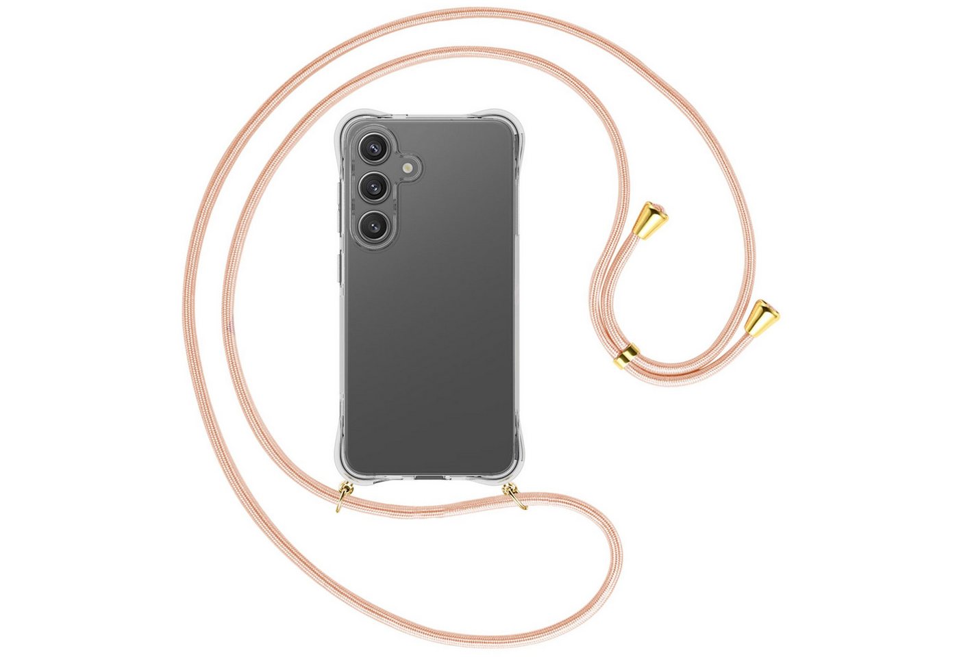 mtb more energy Handykette für Samsung S25 [NC-950-G], Umhängehülle mit Band [NC-950-G] von mtb more energy