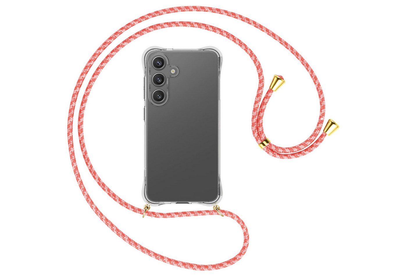 mtb more energy Handykette für Samsung S25 [NC-950-G], Umhängehülle mit Band [NC-950-G] von mtb more energy