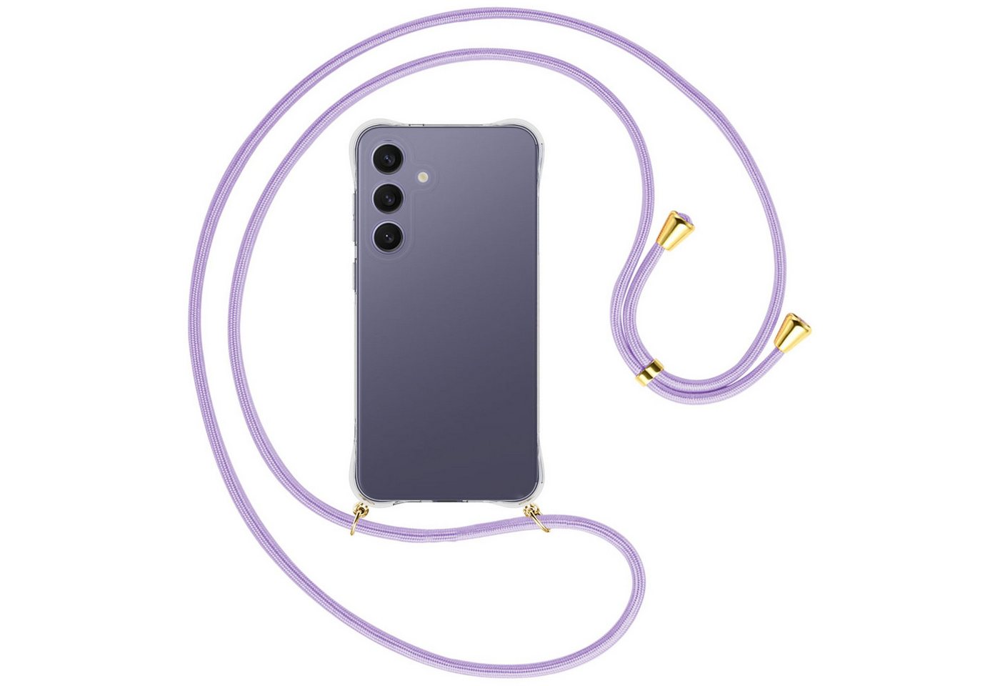mtb more energy Handykette für Samsung S25 Plus [NC-952-G], Umhängehülle mit Band [NC-952-G] von mtb more energy