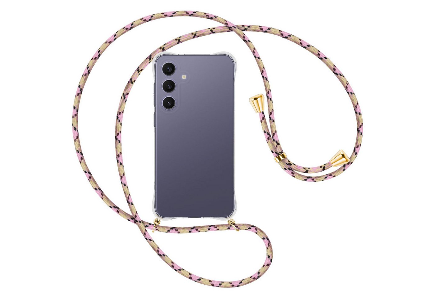 mtb more energy Handykette für Samsung S25 Plus [NC-952-G], Umhängehülle mit Band [NC-952-G] von mtb more energy