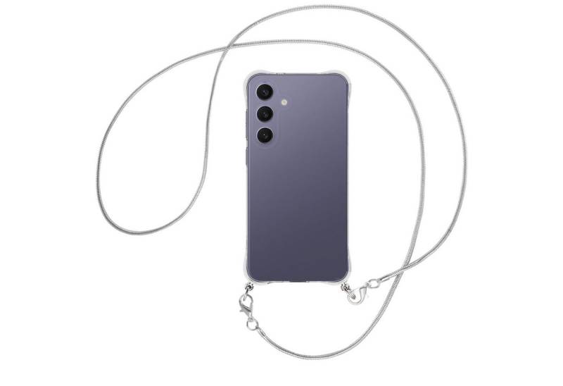 mtb more energy Handykette für Samsung S25 Plus [NC-952-MK], Umhängehülle mit Metallkette [NC-952-MK] von mtb more energy