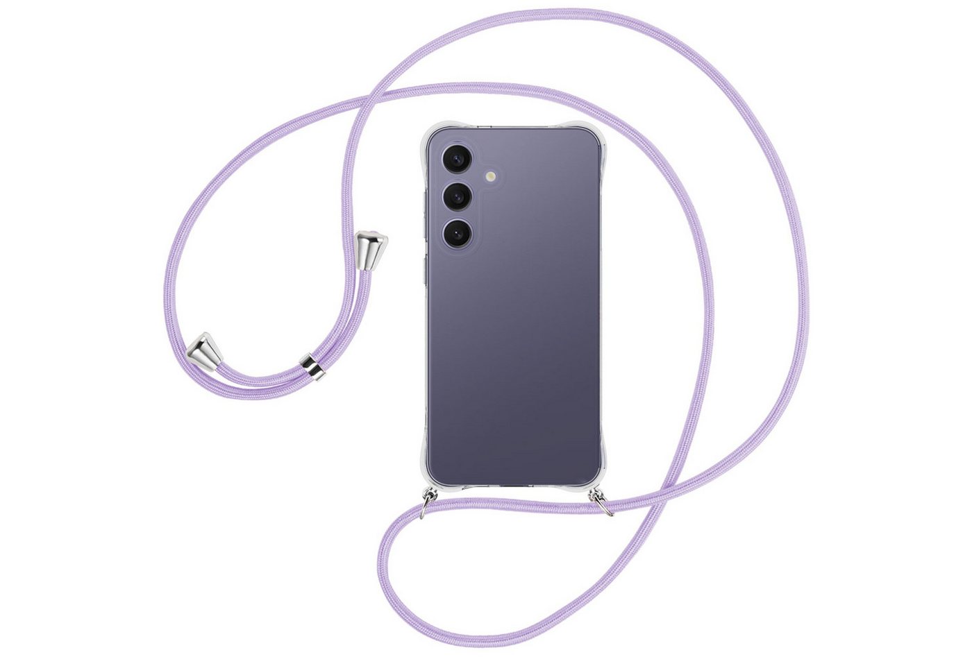 mtb more energy Handykette für Samsung S25 Plus [NC-952-S], Umhängehülle mit Band [NC-952-S] von mtb more energy