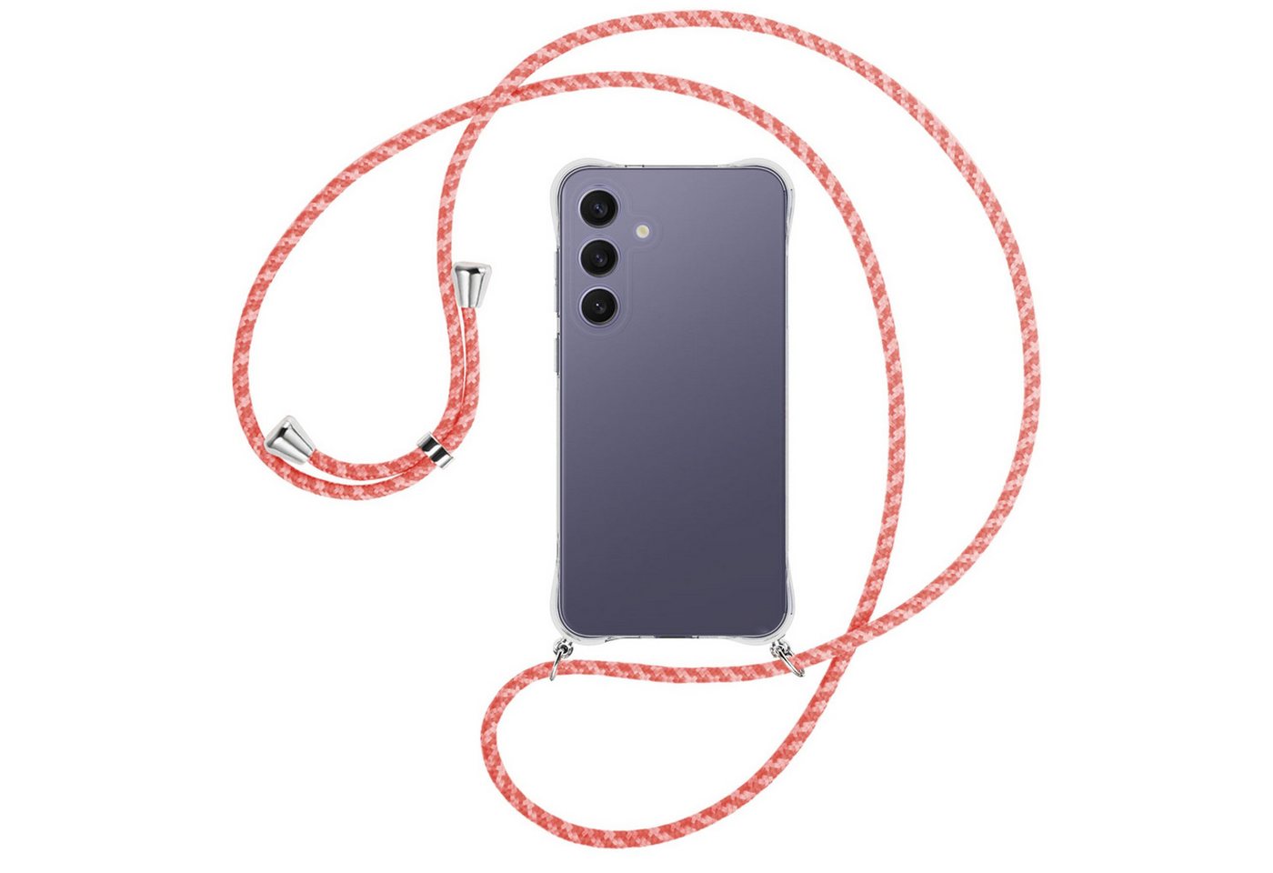 mtb more energy Handykette für Samsung S25 Plus [NC-952-S], Umhängehülle mit Band [NC-952-S] von mtb more energy