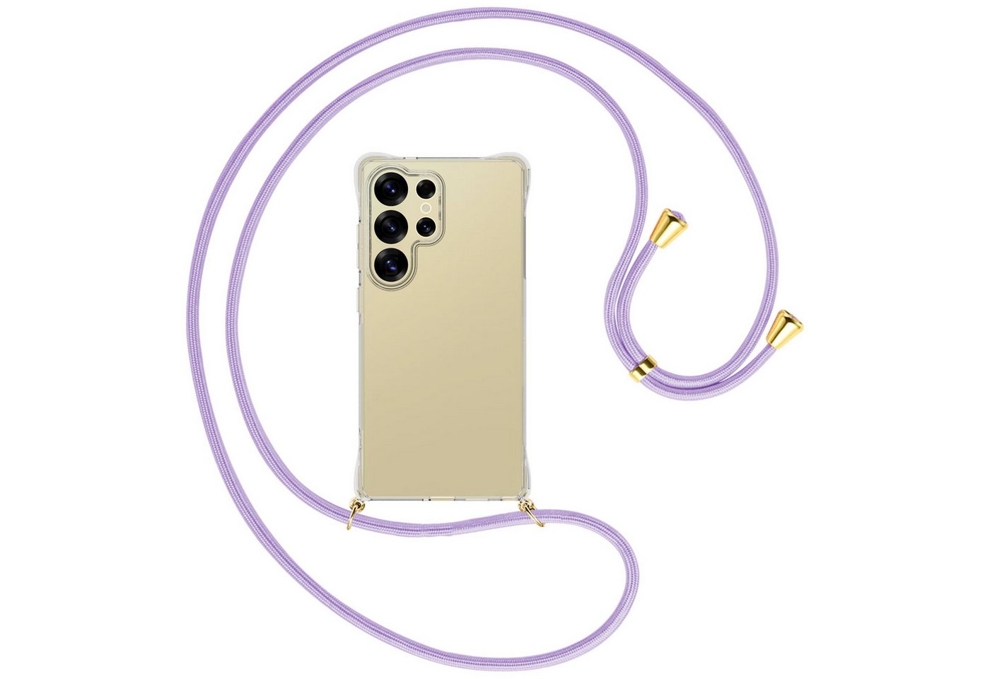 mtb more energy Handykette für Samsung S25 Ultra [NC-951-G], Umhängehülle mit Band [NC-951-G] von mtb more energy