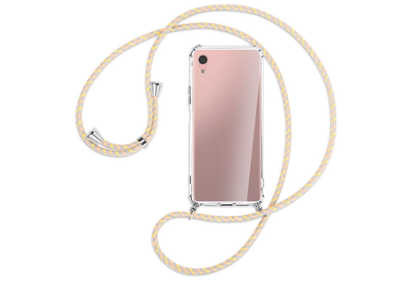 mtb more energy Handykette für Sony Xperia XA1 Plus (5.5) [S], Umhängehülle mit Band [NC-136-S] von mtb more energy