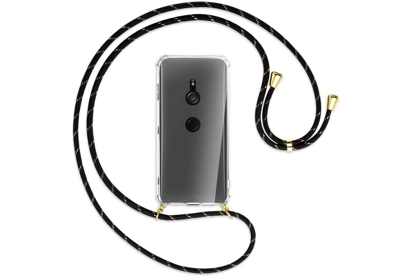 mtb more energy Handykette für Sony Xperia XZ3 (6.0) [G], Umhängehülle mit Band [NC-219-G] von mtb more energy