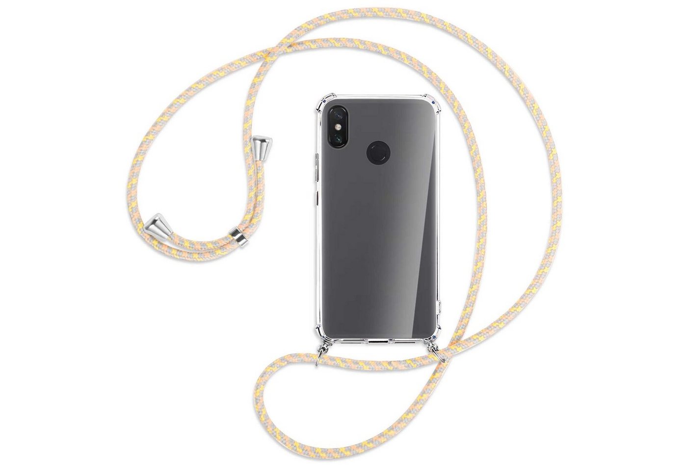 mtb more energy Handykette für Xiaomi Mi Max 3 (6.9) [S], Umhängehülle mit Band [NC-063-S] von mtb more energy