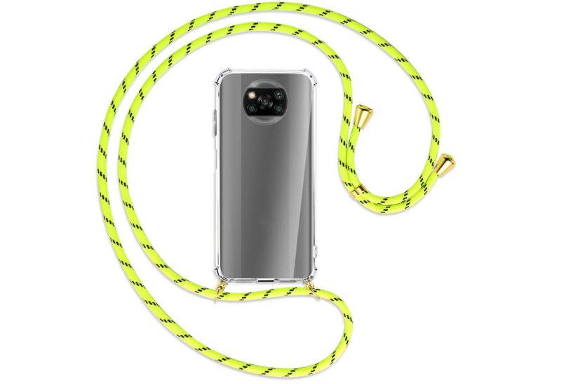 mtb more energy Handykette für Xiaomi Poco X3 NFC [NC-309-G], Umhängehülle mit Band [NC-309-G] von mtb more energy