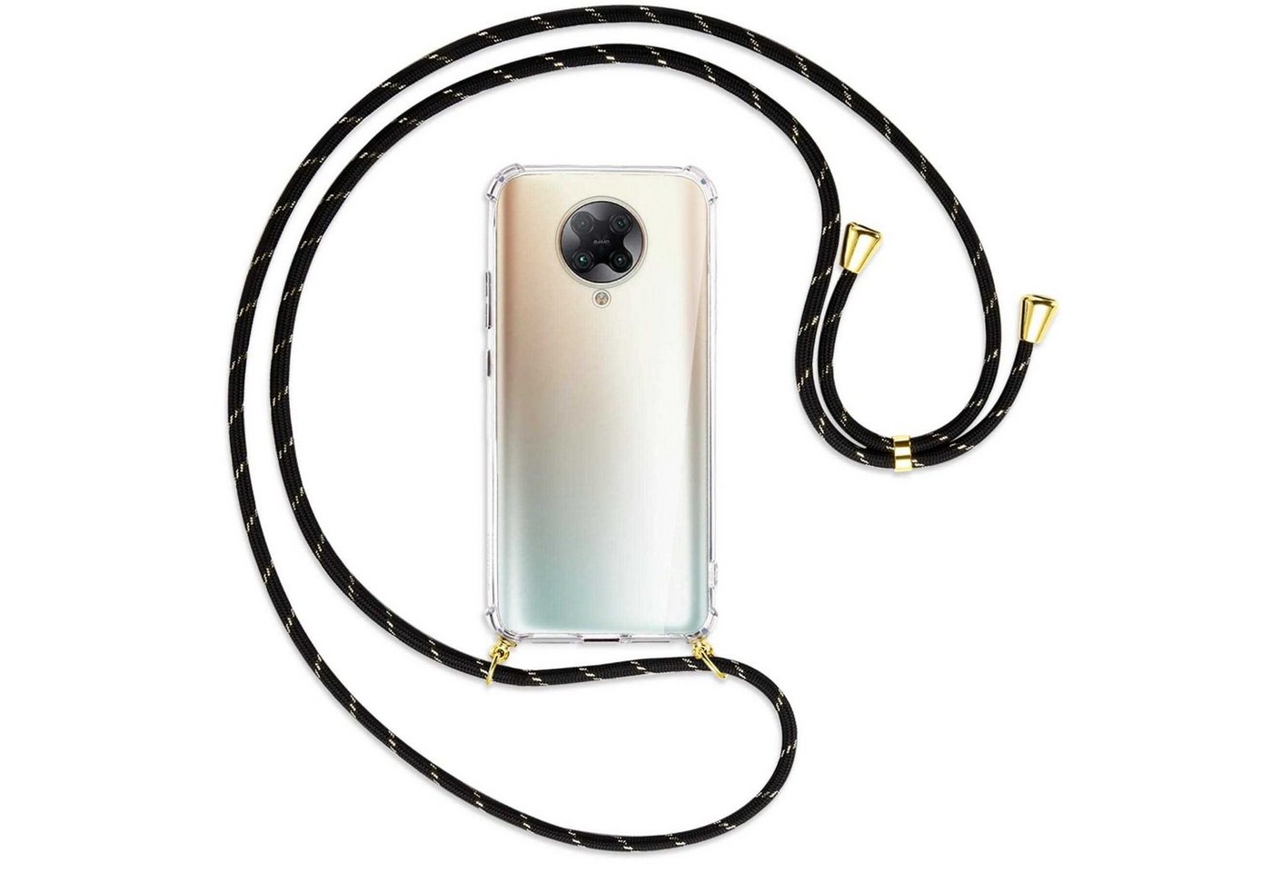 mtb more energy Handykette für Xiaomi Redmi K30 Pro, Poco F2 Pro [NC-168-G], Umhängehülle mit Band [NC-168-G] von mtb more energy