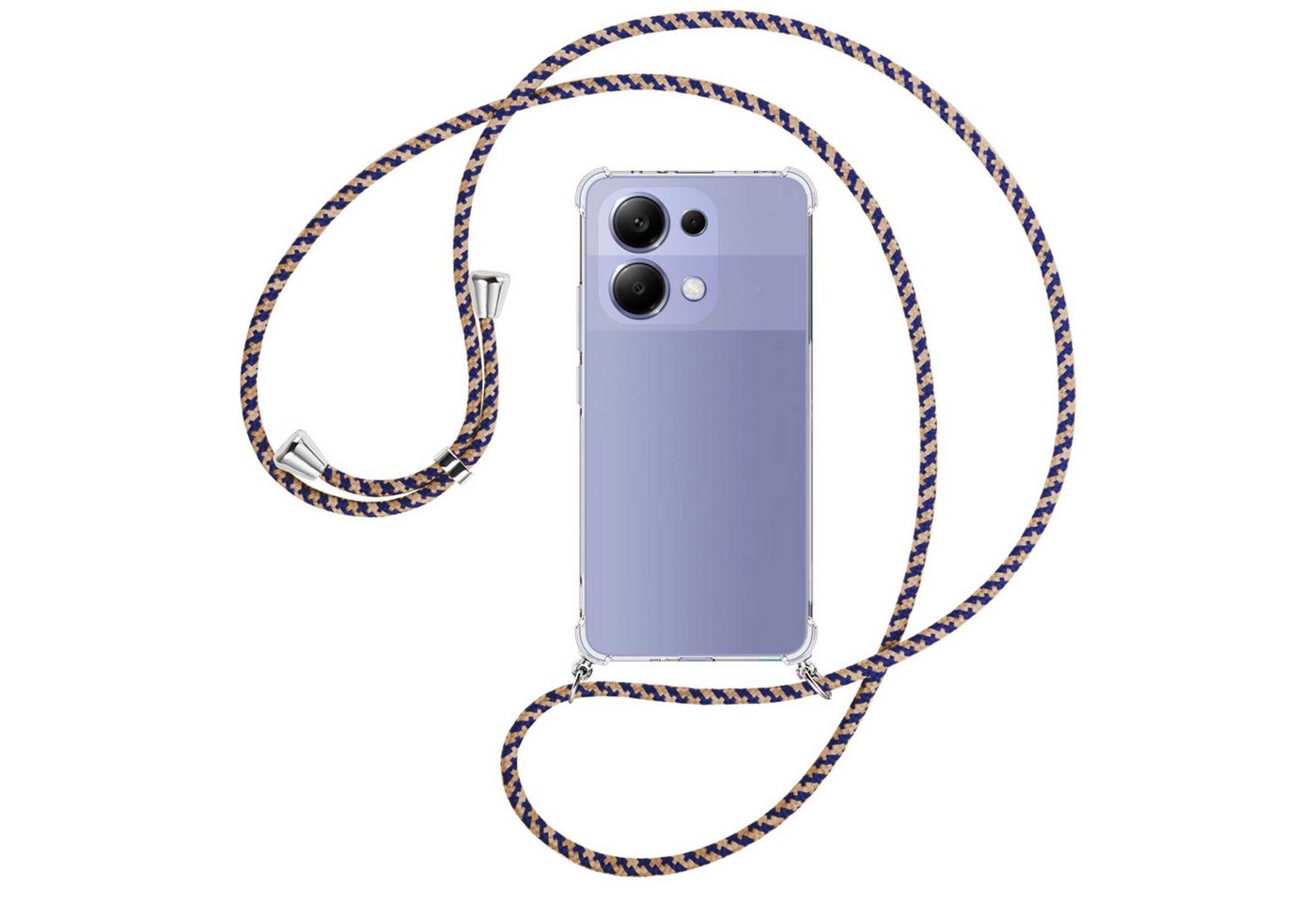 mtb more energy Handykette für Xiaomi Redmi Note 13 4G [NC-805-S], Umhängehülle mit Band [NC-805-S] von mtb more energy