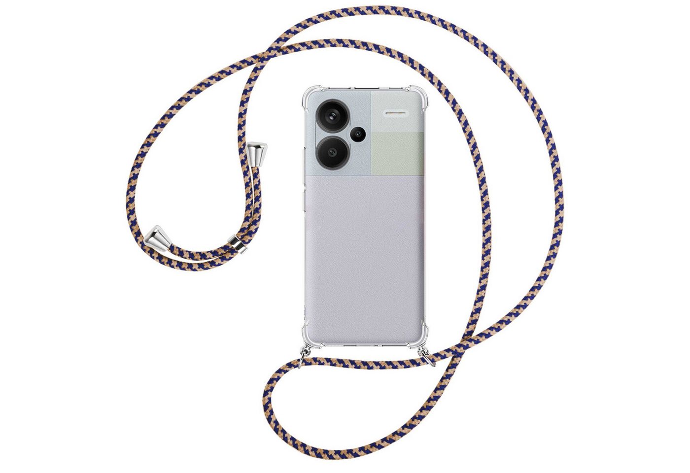 mtb more energy Handykette für Xiaomi Redmi Note 13 Pro Plus [NC-802-S], Umhängehülle mit Band [NC-802-S] von mtb more energy