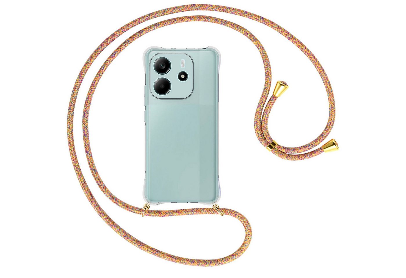 mtb more energy Handykette für Xiaomi Redmi Note 14 4G [NC-958-G], Umhängehülle mit Band [NC-958-G] von mtb more energy
