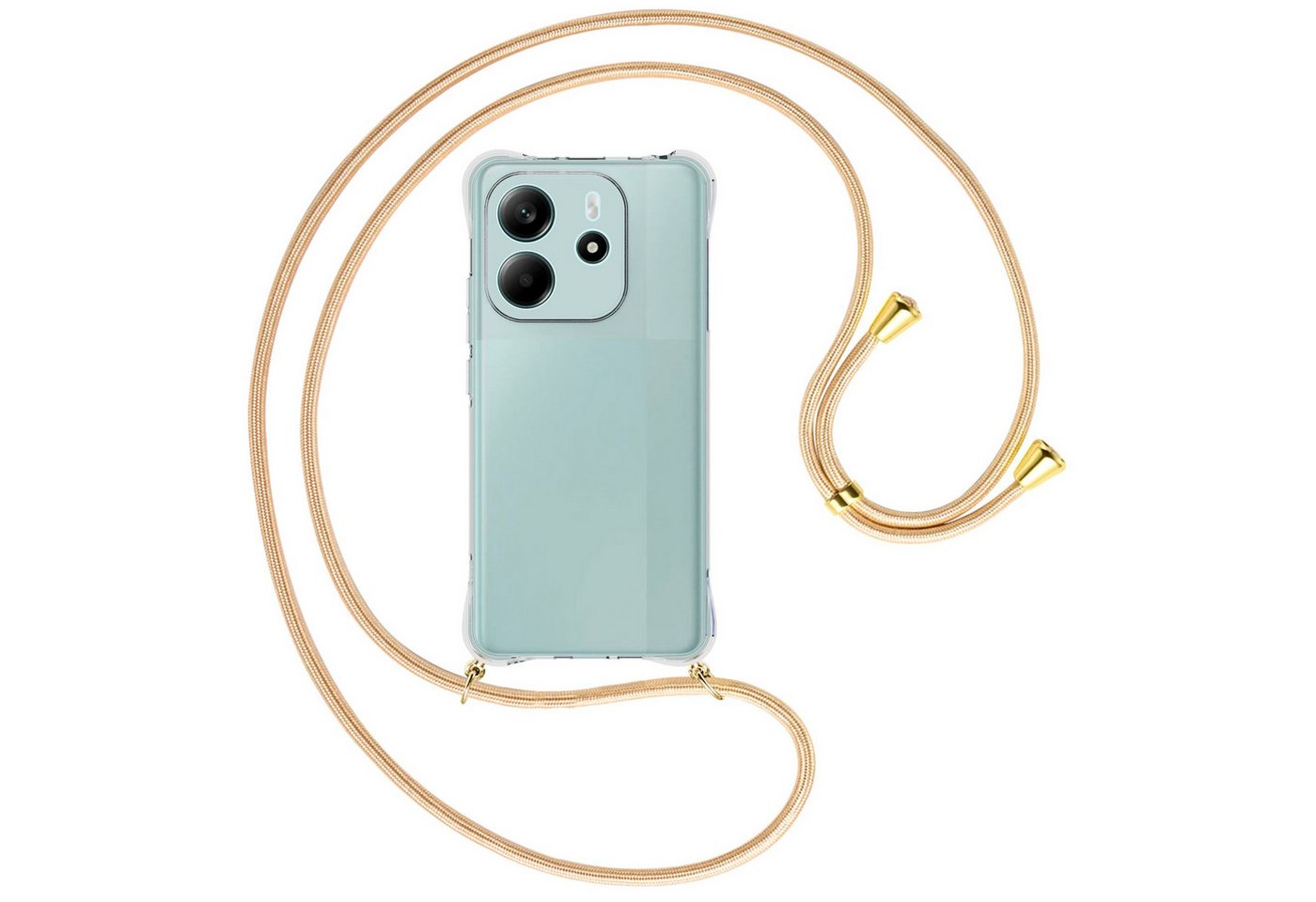 mtb more energy Handykette für Xiaomi Redmi Note 14 4G [NC-958-G], Umhängehülle mit Band [NC-958-G] von mtb more energy