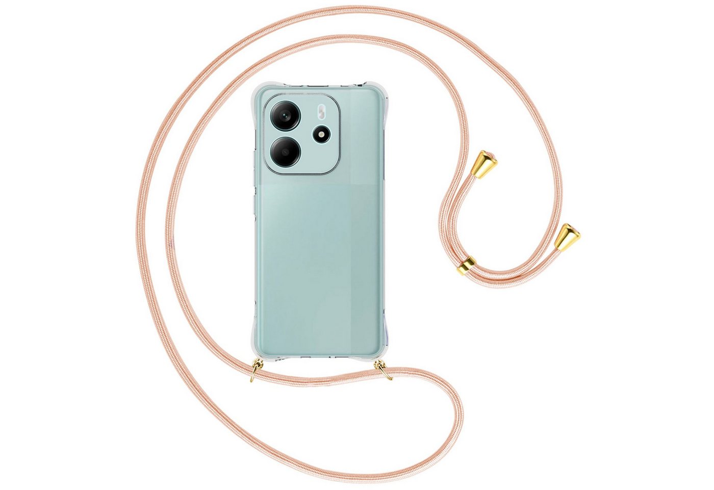 mtb more energy Handykette für Xiaomi Redmi Note 14 4G [NC-958-G], Umhängehülle mit Band [NC-958-G] von mtb more energy