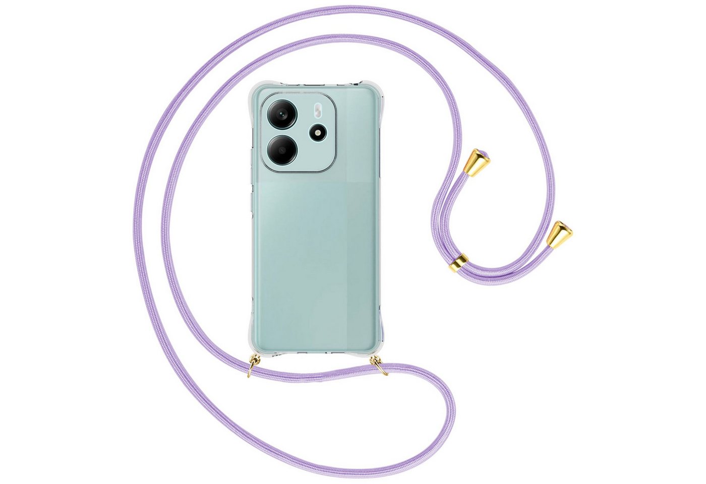 mtb more energy Handykette für Xiaomi Redmi Note 14 4G [NC-958-G], Umhängehülle mit Band [NC-958-G] von mtb more energy