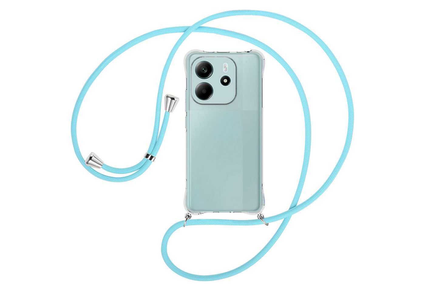 mtb more energy Handykette für Xiaomi Redmi Note 14 4G [NC-958-S], Umhängehülle mit Band [NC-958-S] von mtb more energy