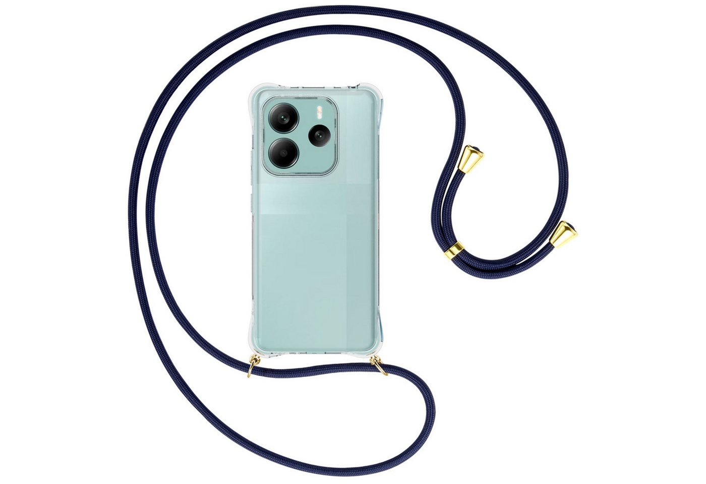 mtb more energy Handykette für Xiaomi Redmi Note 14 5G [NC-953-G], Umhängehülle mit Band [NC-953-G] von mtb more energy