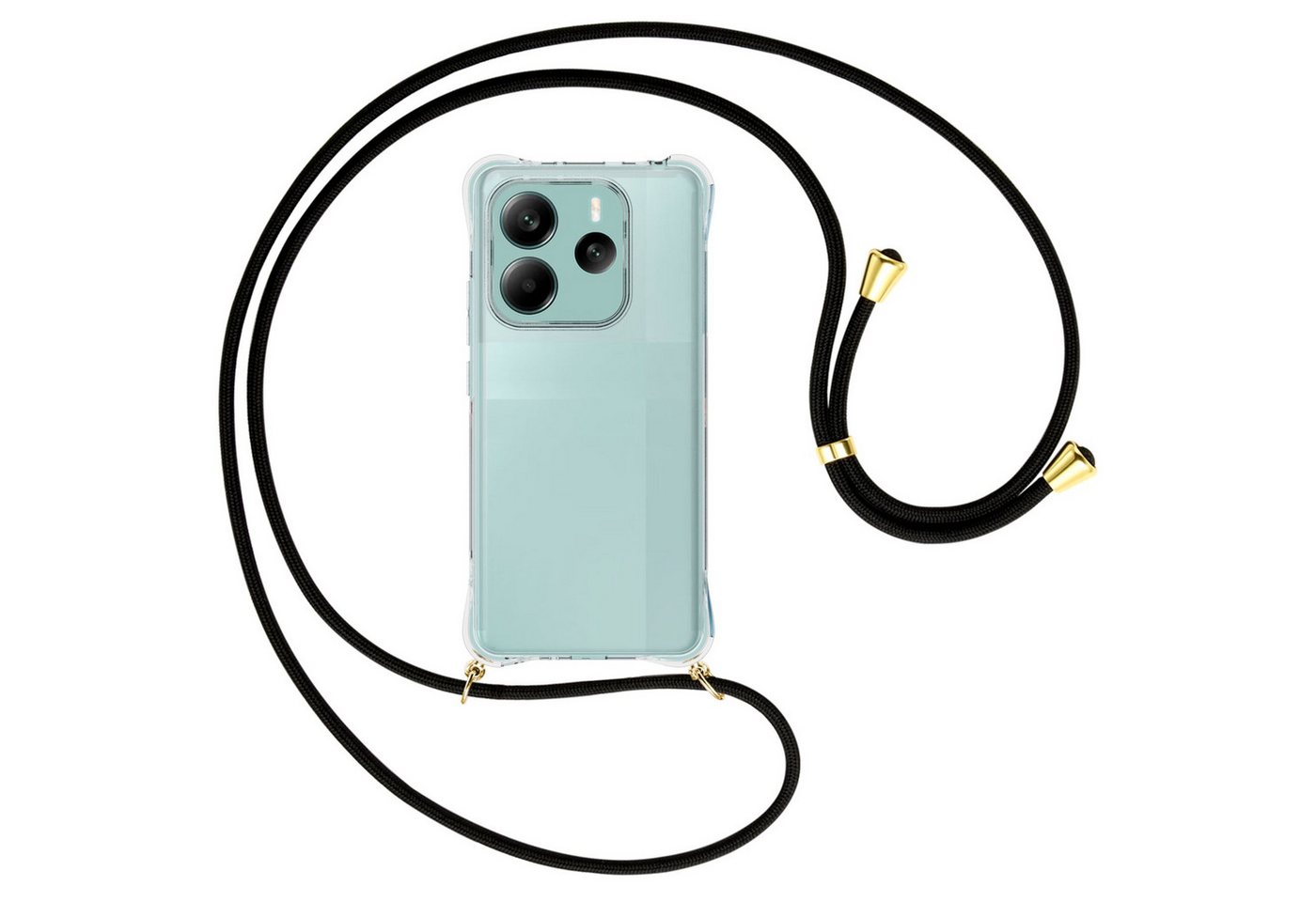 mtb more energy Handykette für Xiaomi Redmi Note 14 5G [NC-953-G], Umhängehülle mit Band [NC-953-G] von mtb more energy