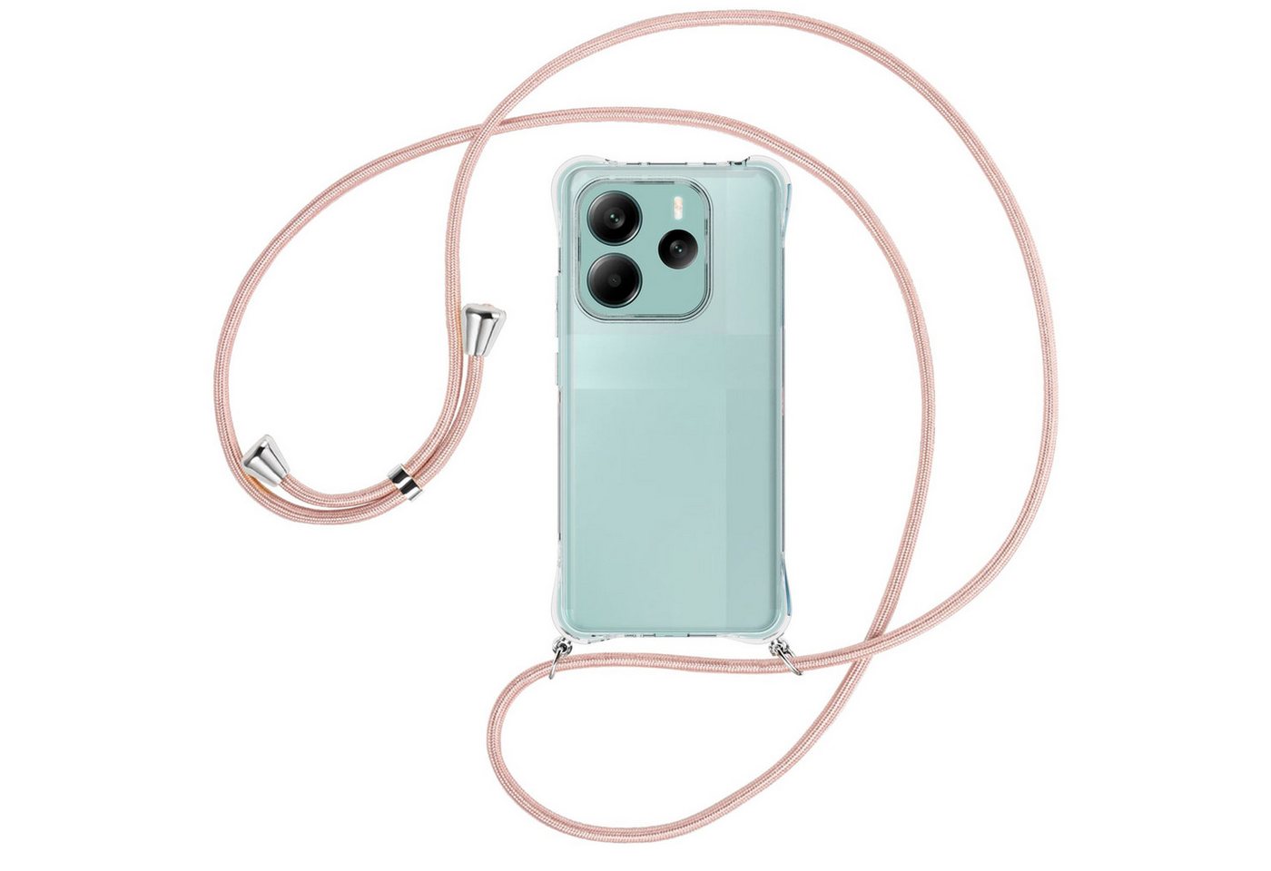mtb more energy Handykette für Xiaomi Redmi Note 14 5G [NC-953-S], Umhängehülle mit Band [NC-953-S] von mtb more energy