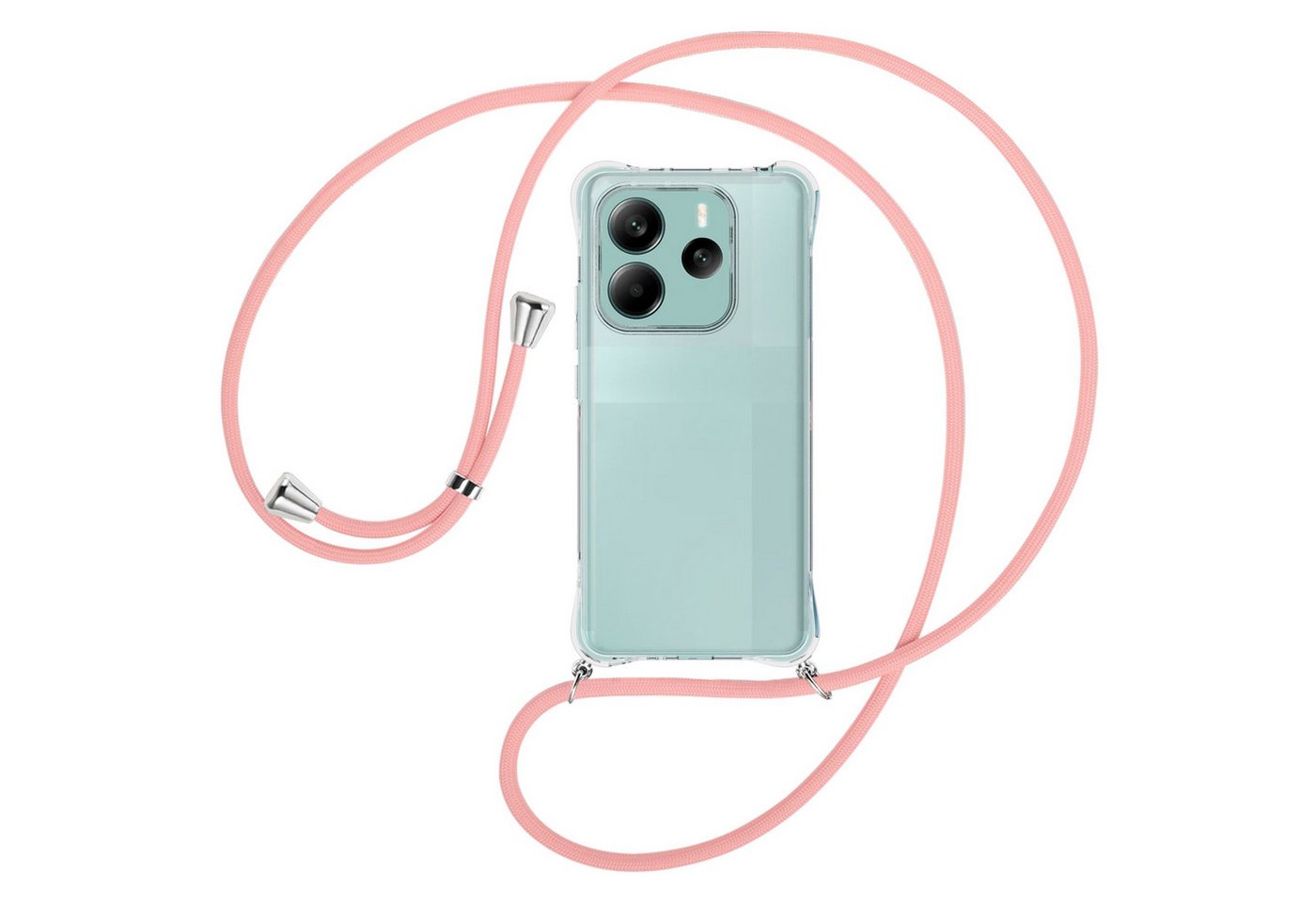 mtb more energy Handykette für Xiaomi Redmi Note 14 5G [NC-953-S], Umhängehülle mit Band [NC-953-S] von mtb more energy