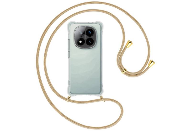 mtb more energy Handykette für Xiaomi Redmi Note 14 Pro Plus 5G [NC-955-G], Umhängehülle mit Band [NC-955-G] von mtb more energy