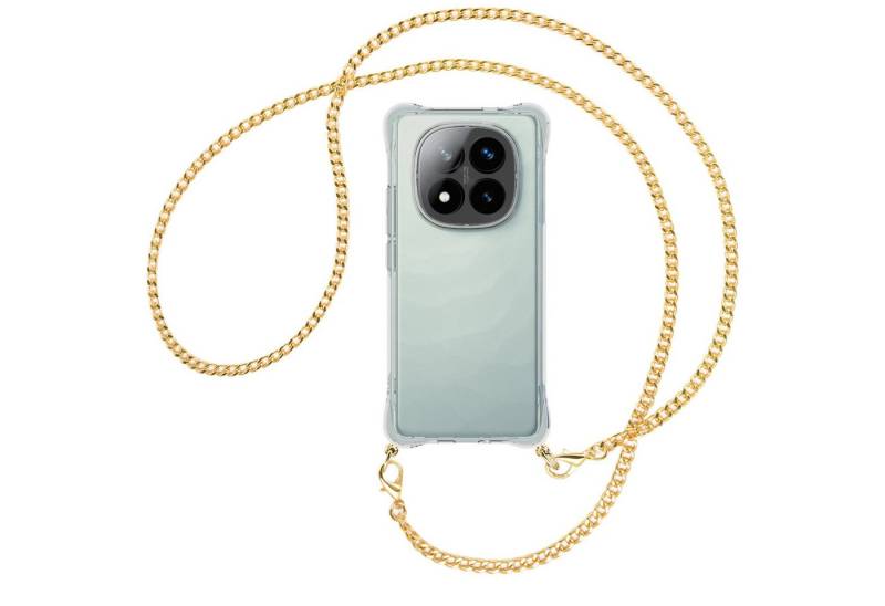 mtb more energy Handykette für Xiaomi Redmi Note 14 Pro Plus 5G [NC-955-MK], Umhängehülle mit Metallkette [NC-955-MK] von mtb more energy