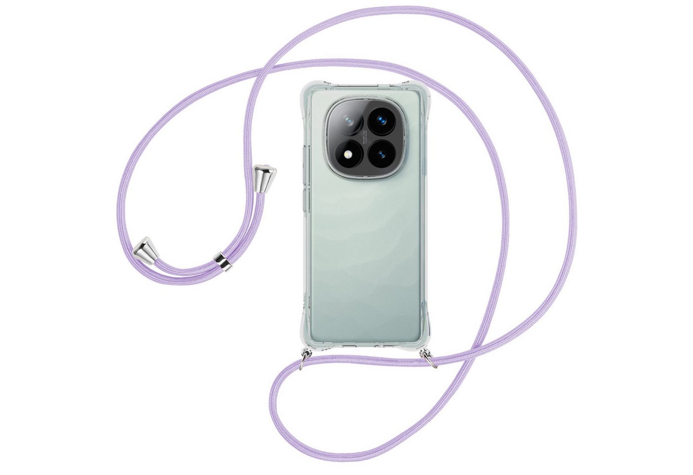 mtb more energy Handykette für Xiaomi Redmi Note 14 Pro Plus 5G [NC-955-S], Umhängehülle mit Band [NC-955-S] von mtb more energy