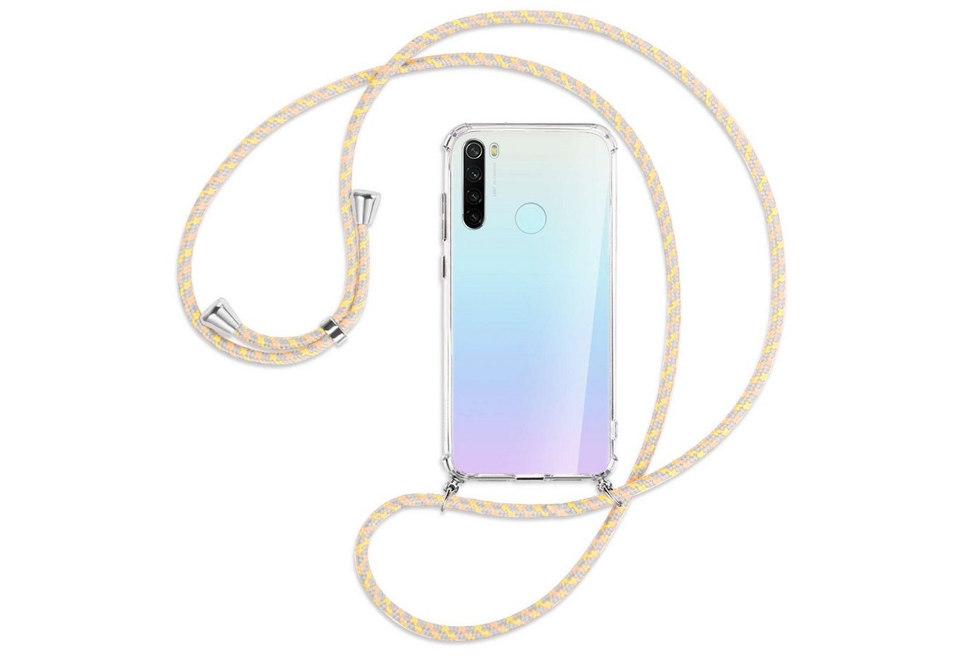 mtb more energy Handykette für Xiaomi Redmi Note 8 (6.3) [S], Umhängehülle mit Band [NC-111-S] von mtb more energy