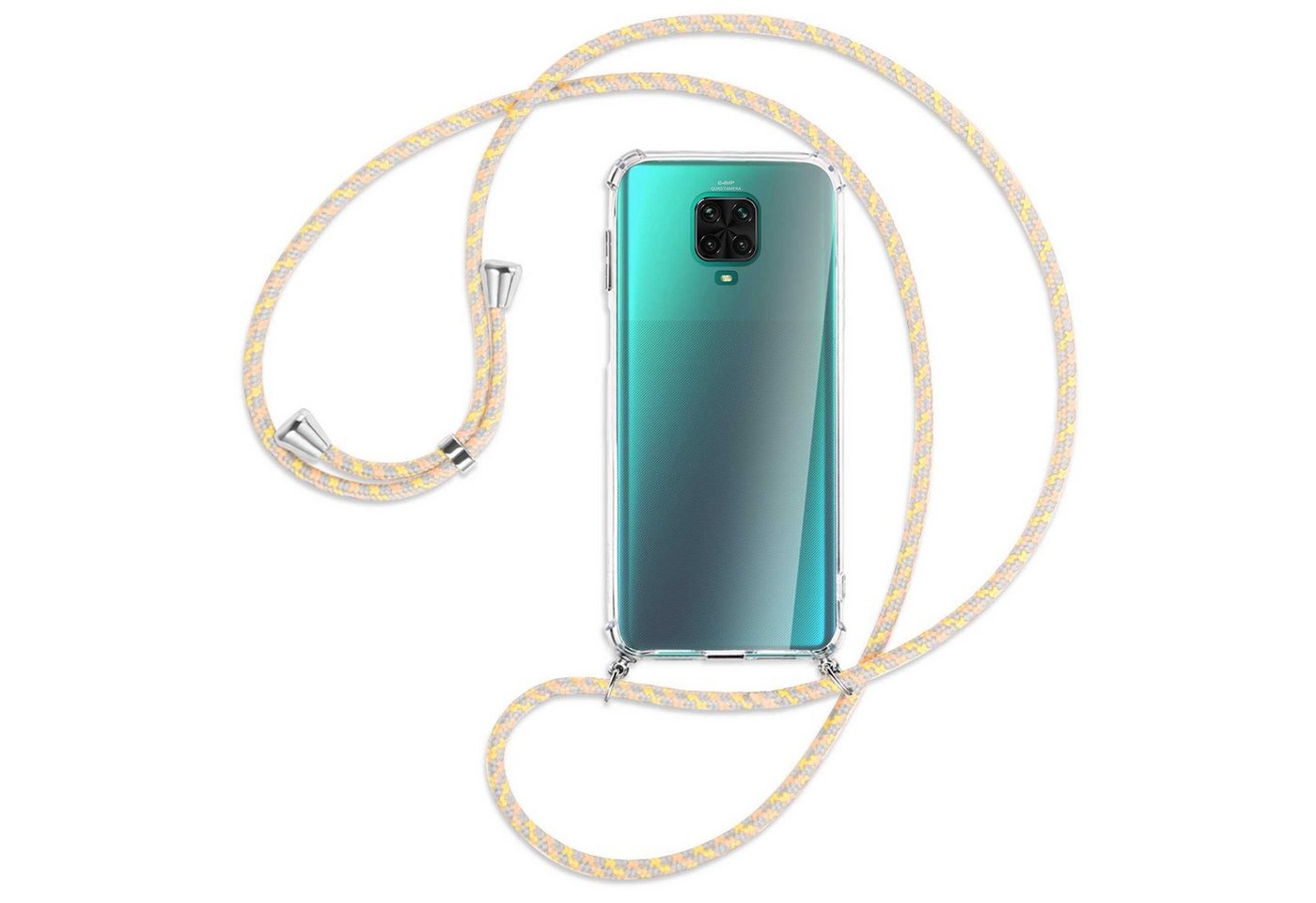 mtb more energy Handykette für Xiaomi Redmi Note 9 Pro / Note 9S (6.67) [S], Umhängehülle mit Band [NC-169-S] von mtb more energy