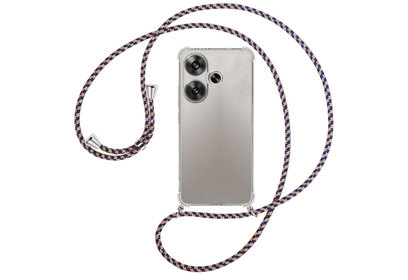 mtb more energy Handykette für Xiaomi Redmi Turbo 3 5G [NC-850-S], Umhängehülle mit Band [NC-850-S] von mtb more energy