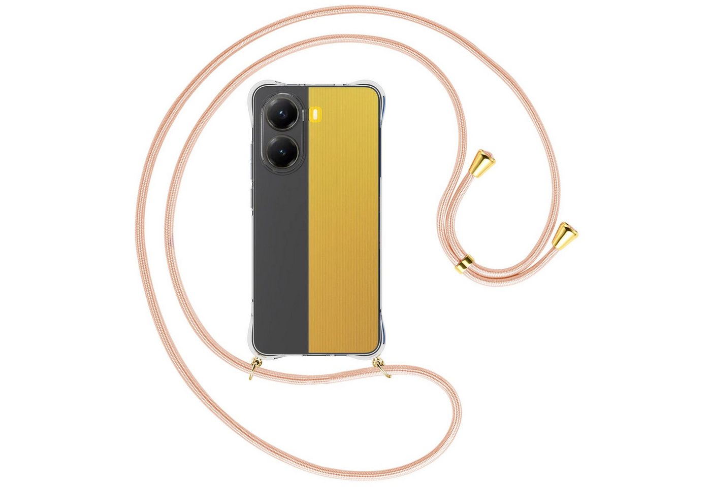 mtb more energy Handykette für Xiaomi Redmi Turbo 4 5G [NC-959-G], Umhängehülle mit Band [NC-959-G] von mtb more energy