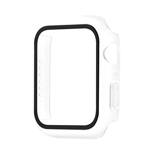 mtb more energy Hülle kompatibel mit Apple Watch 3 (42mm) - transparent - integrierter Displayschutz aus gehärtetem Glas - Rundum Schutz Bumper Gehäuse Schutzhülle Tempered Glass von mtb more energy