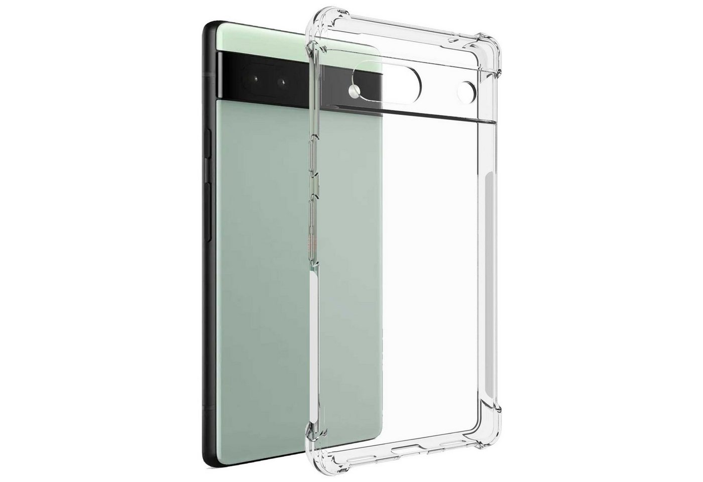 mtb more energy Smartphone-Hülle TPU Clear Armor Soft, für: Google Pixel 7a von mtb more energy