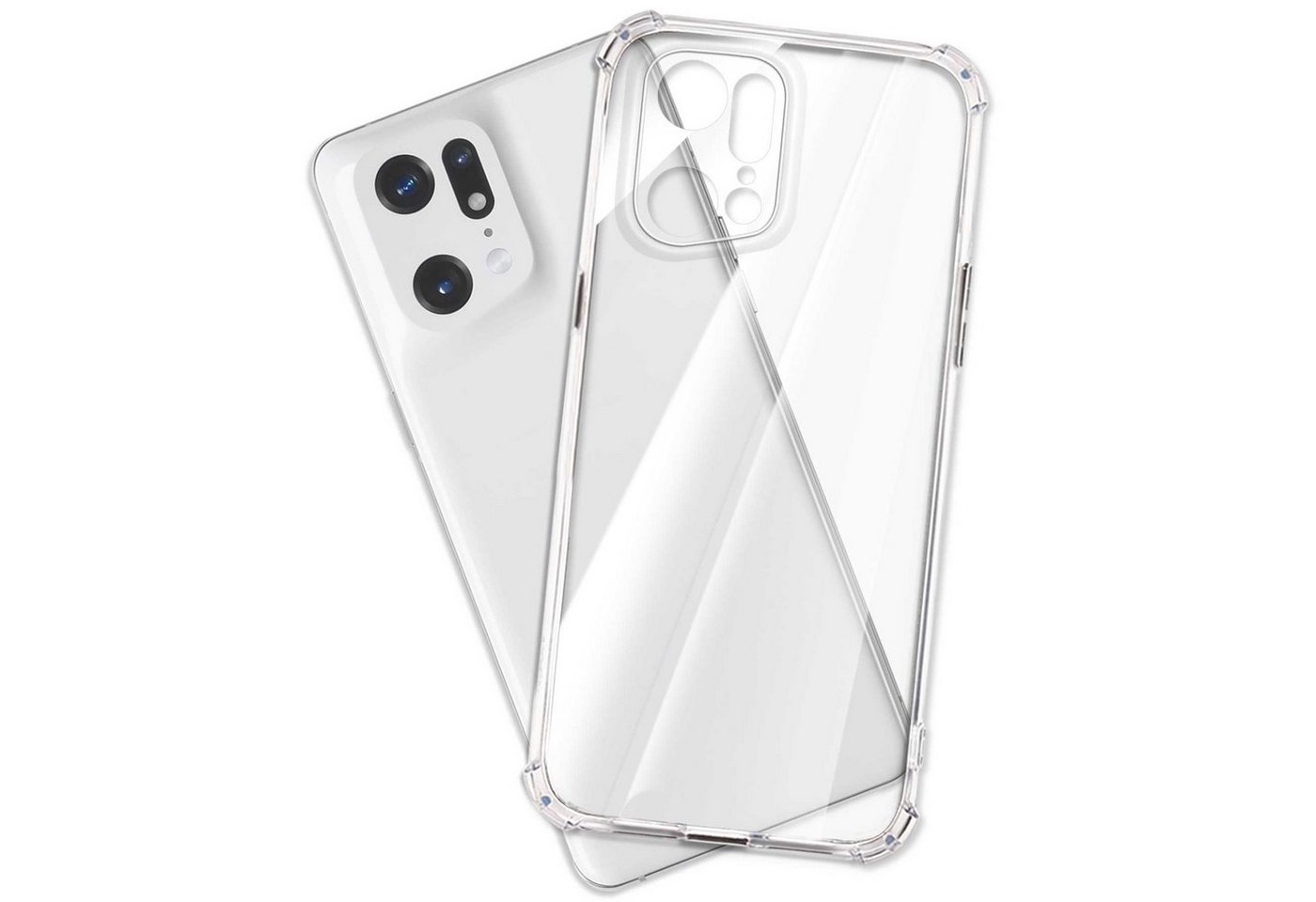 mtb more energy Smartphone-Hülle TPU Clear Armor Soft, für: Oppo Find X5 Pro von mtb more energy