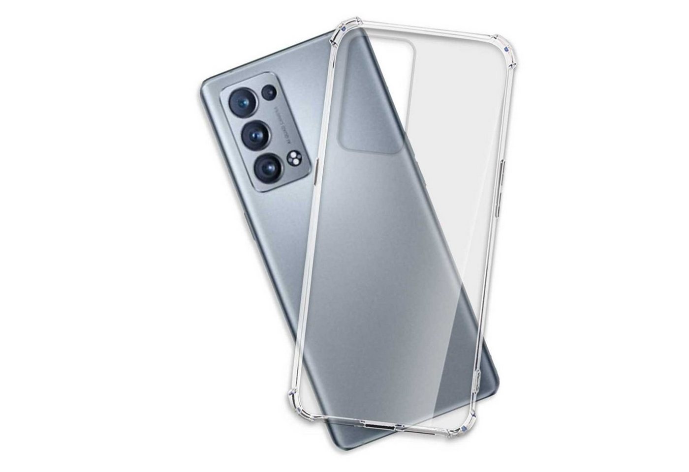 mtb more energy Smartphone-Hülle TPU Clear Armor Soft, für: Oppo Reno6 4G (CPH2235) von mtb more energy