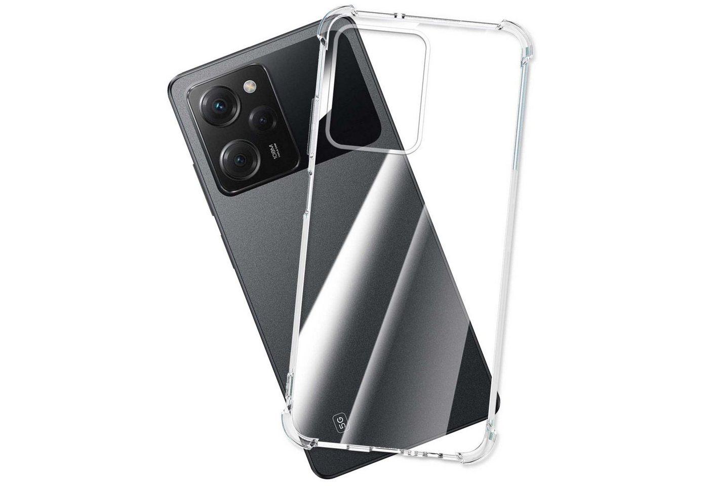 mtb more energy Smartphone-Hülle TPU Clear Armor Soft, für: Xiaomi Poco X5 Pro (6.67) von mtb more energy