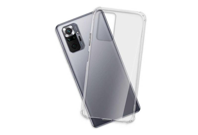 mtb more energy Smartphone-Hülle Clear Armor Case für Xiaomi Redmi Note 10 Pro / Pro Max, Transparente TPU Schutzhülle Case Backcover mit Anti-Shock Verstärkung von mtb more energy