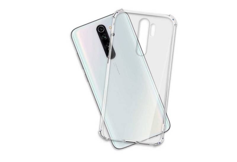 mtb more energy Smartphone-Hülle Clear Armor Case für Xiaomi Redmi Note 8 Pro, Transparente TPU Schutzhülle Case Backcover mit Anti-Shock Verstärkung von mtb more energy