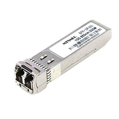 10G SFP + LC Multimode 850 nm 300 m DDM 10 GBase-SR SFP + Transceiver für Cisco SFP-10G-SR, Ubiquiti UF-MM-10G und andere offene Switches von mtxneo