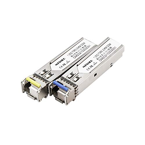 Ein Paar SFP 1.25G bidirektionale Single-Faser-Transceiver-Modul 1310nm / 1550nm SMF LC Anschluss bis zu 20 km für offene Switches von mtxneo