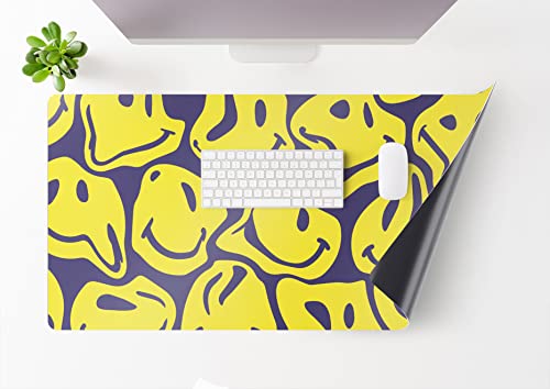 Mubusi Schreibtischunterlage Matte Klebrig 40x60 cm - Desk Mat Gaming - Mauspad Wasserdicht - Schreibtischschutz XL - Tischschutz für Tastatur und Maus von mubusi